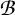 Script capital B.