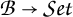 Script capital B arrow S e t