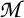 Calligraphic capital M.