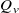 upper Q Subscript v