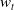 w Subscript t