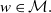 w element of script upper M period