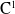 normal upper C Superscript 1