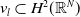 v Subscript l Baseline subset of upper H squared left parenthesis double struck upper R Superscript upper N Baseline right parenthesis