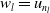 w Subscript l Baseline equals u Subscript n Sub Subscript l