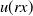 u left parenthesis r x right parenthesis