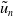 u overtilde Subscript n