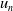 u Subscript n