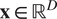 x element of double struck upper R upper D