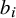 b Subscript i