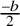 StartFraction negative b Over 2 EndFraction