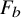 upper F Subscript b
