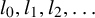 l 0 comma l 1 comma l 2 comma ellipsis