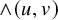 and left parenthesis u comma v right parenthesis