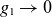 g 1 right arrow 0