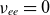 nu Subscript e e Baseline equals 0