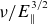 nu divided by upper E Subscript double vertical bar Superscript 3 divided by 2