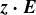 bold italic z bold dot bold italic upper E