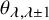 theta Subscript lamda comma lamda plus or minus 1