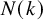 upper N left parenthesis k right parenthesis