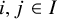 i comma j element of upper I
