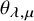 theta Subscript lamda comma mu