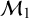 script upper M 1