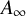 upper A Subscript infinity