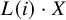 upper L left parenthesis i right parenthesis dot upper X