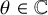 theta element of double struck upper C