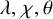 lamda comma chi comma theta