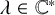 lamda element of double struck upper C Superscript asterisk