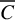 upper C overbar