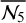 script upper N 5 overbar