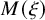 upper M left parenthesis xi right parenthesis