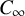 upper C Subscript infinity