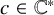 c element of double struck upper C Superscript asterisk