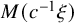 upper M left parenthesis c Superscript negative 1 Baseline xi right parenthesis