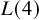 upper L left parenthesis 4 right parenthesis