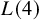 upper L left parenthesis 4 right parenthesis