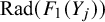 upper R a d left parenthesis upper F 1 left parenthesis upper Y Subscript j Baseline right parenthesis right parenthesis