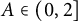 upper A element of left parenthesis 0 comma 2 right bracket