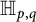 double struck upper H Subscript p comma q