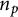 n Subscript p