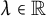 lamda element of double struck upper R