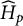 ModifyingAbove upper H With caret Subscript p