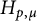 upper H Subscript p comma mu