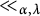 much less than Subscript alpha comma lamda Baseline