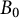 upper B 0