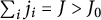 sigma summation Underscript i Endscripts j Subscript i Baseline equals upper J greater than upper J 0